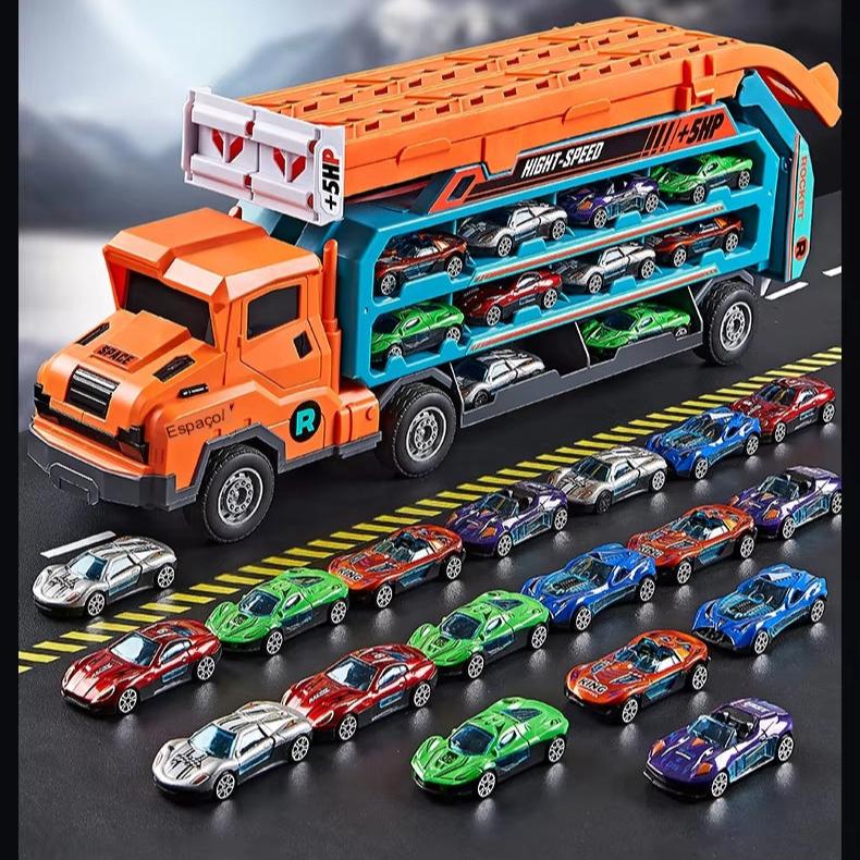 Caminhão Montanha-Russa Transformável com Carros