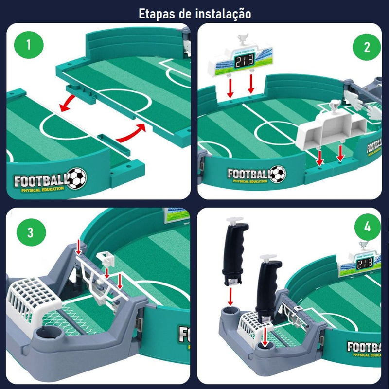 Jogo de Futebol de Mesa Interativo