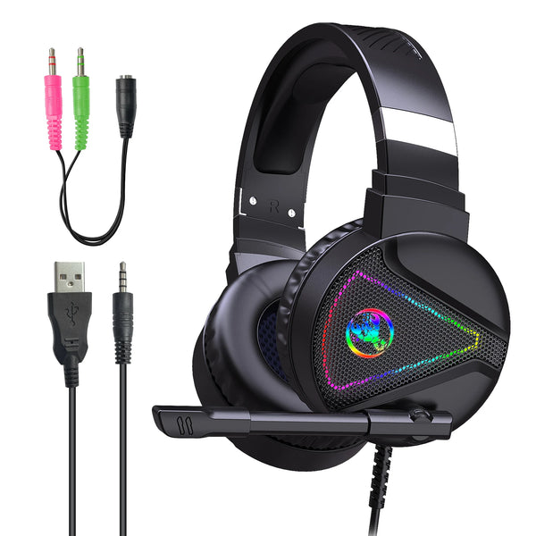 Fone de ouvido gamer RGB