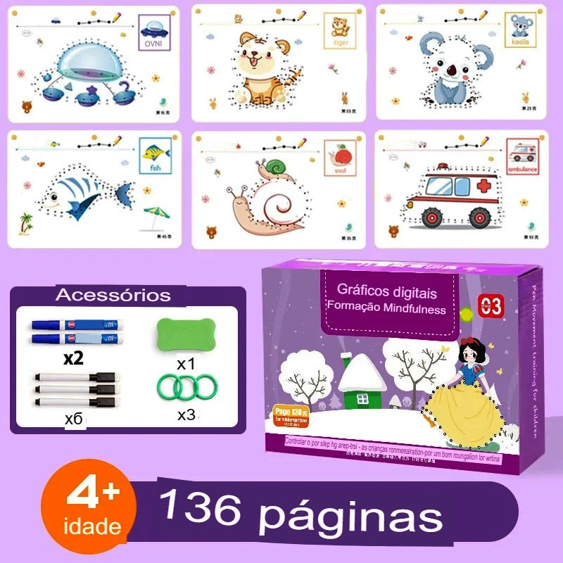 Livro Mágico - Caderno Infantil Montessoriano