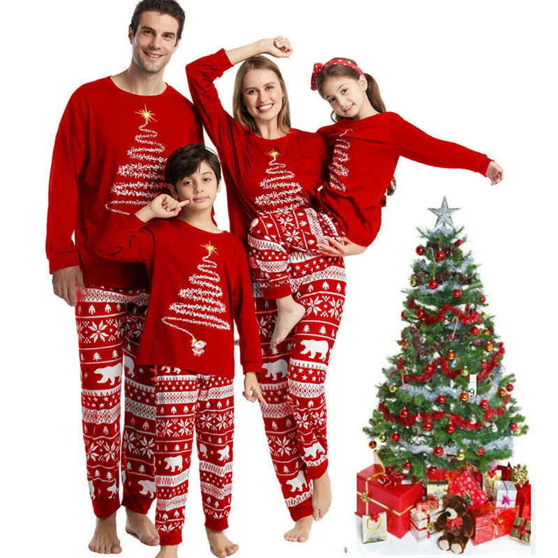 Pijamas Família Natal e Ano Novo