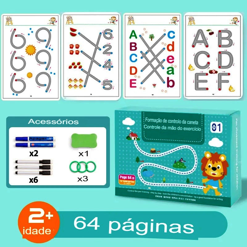 Livro Mágico - Caderno Infantil Montessoriano