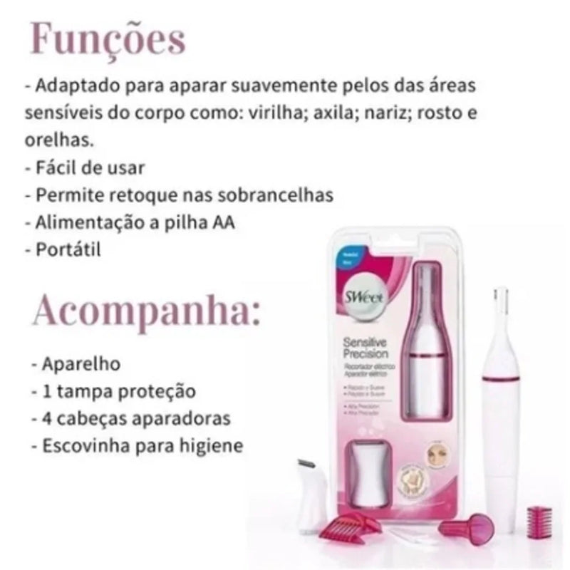 Depyl Pro Depilador Elétrico - pele lisinha e sem irritações!