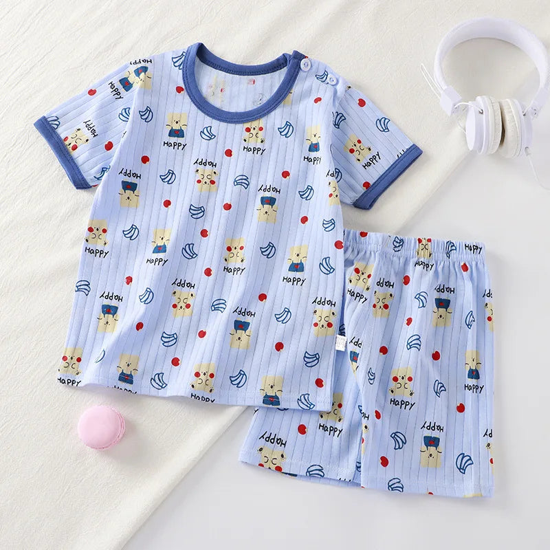 Conjunto Infantil de Verão: Camiseta e Shorts