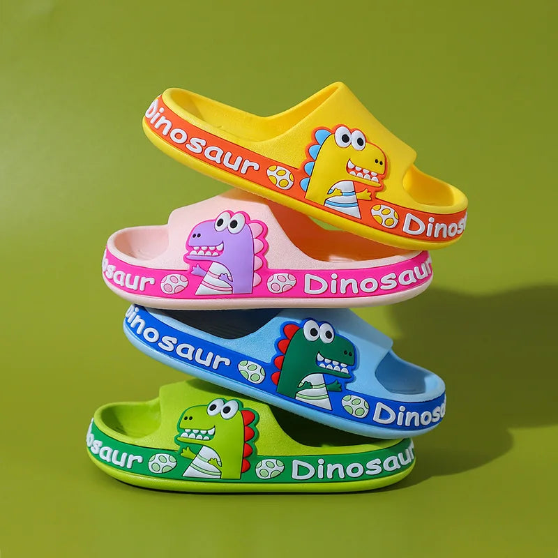 Chinelo Infantil Anti-Derrapante Dino Crocks