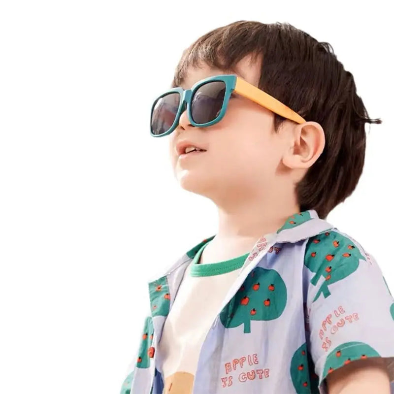 Óculos de Sol Infantil Dobrável e Flexível UV400