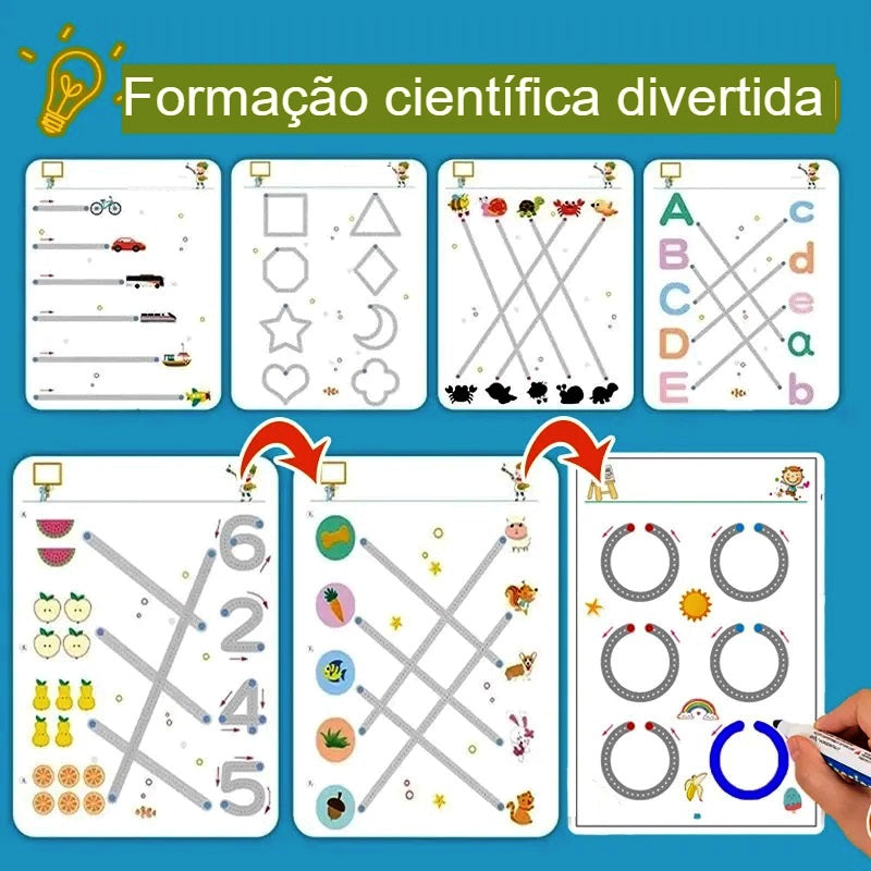 Livro Mágico - Caderno Infantil Montessoriano