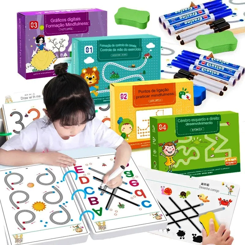 Livro Mágico - Caderno Infantil Montessoriano