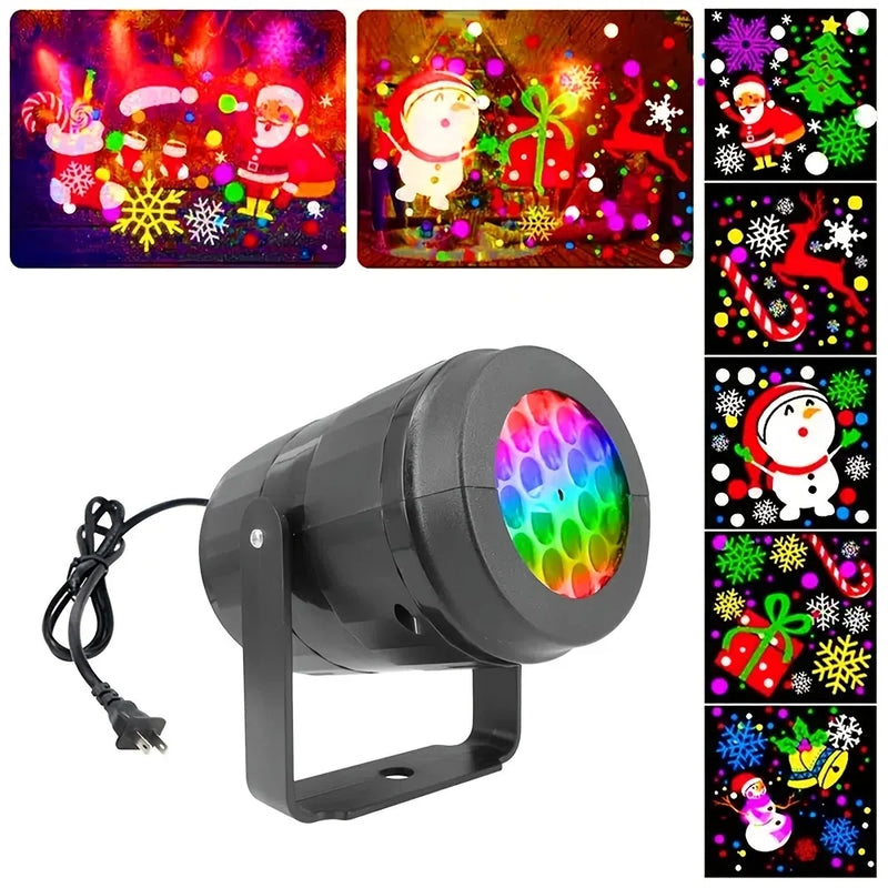 Projetor de Natal Rotativo LED