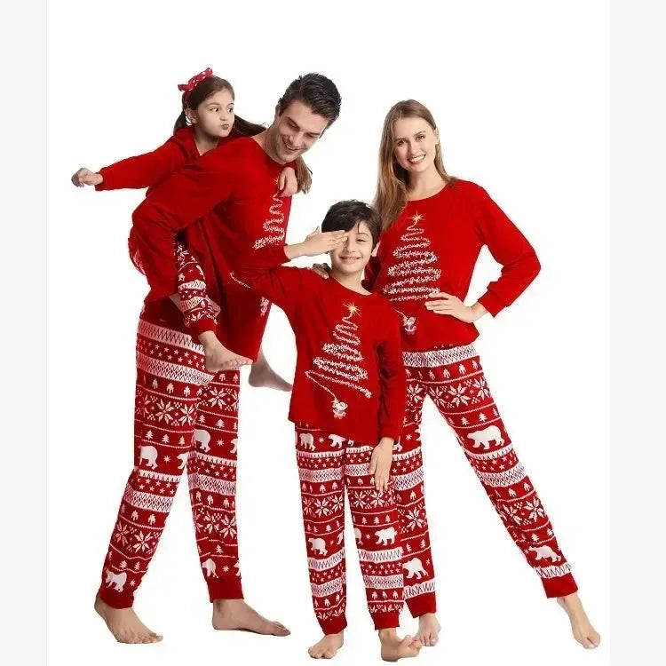 Pijamas Família Natal e Ano Novo