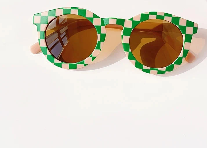 Óculos Redondos Vintage para Crianças UV400
