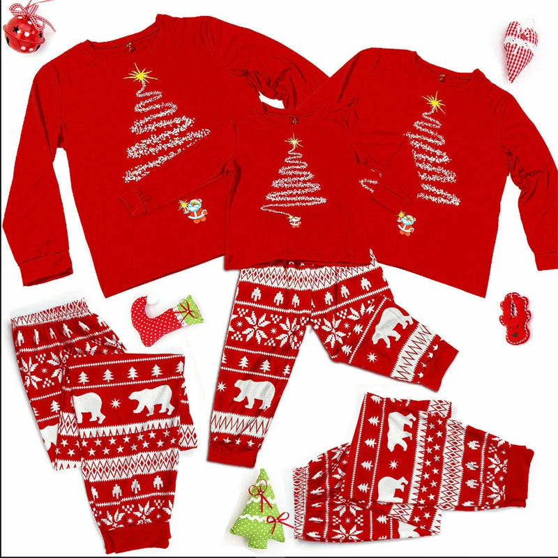 Pijamas Família Natal e Ano Novo