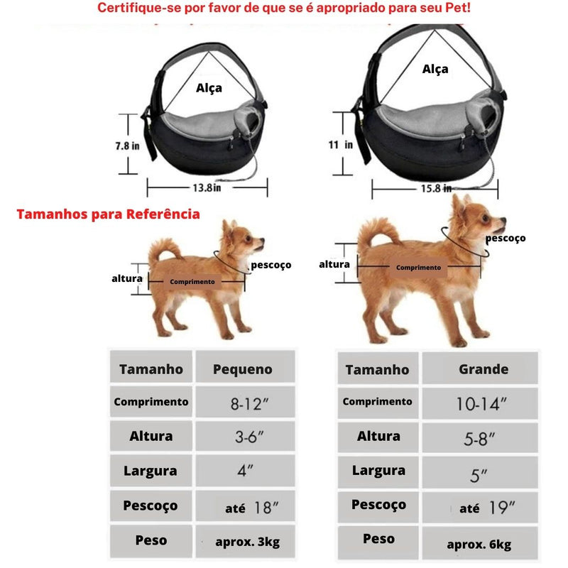 Bolsa Para Carregar Pets