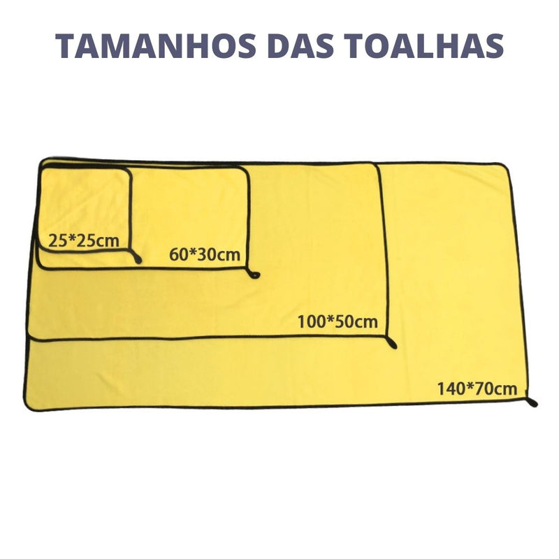 Toalha de Banho Pet Macia Alta Absorção