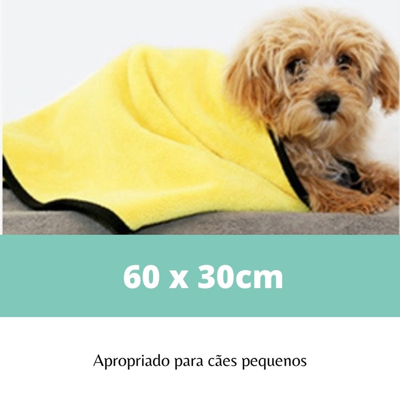 Toalha de Banho Pet Macia Alta Absorção