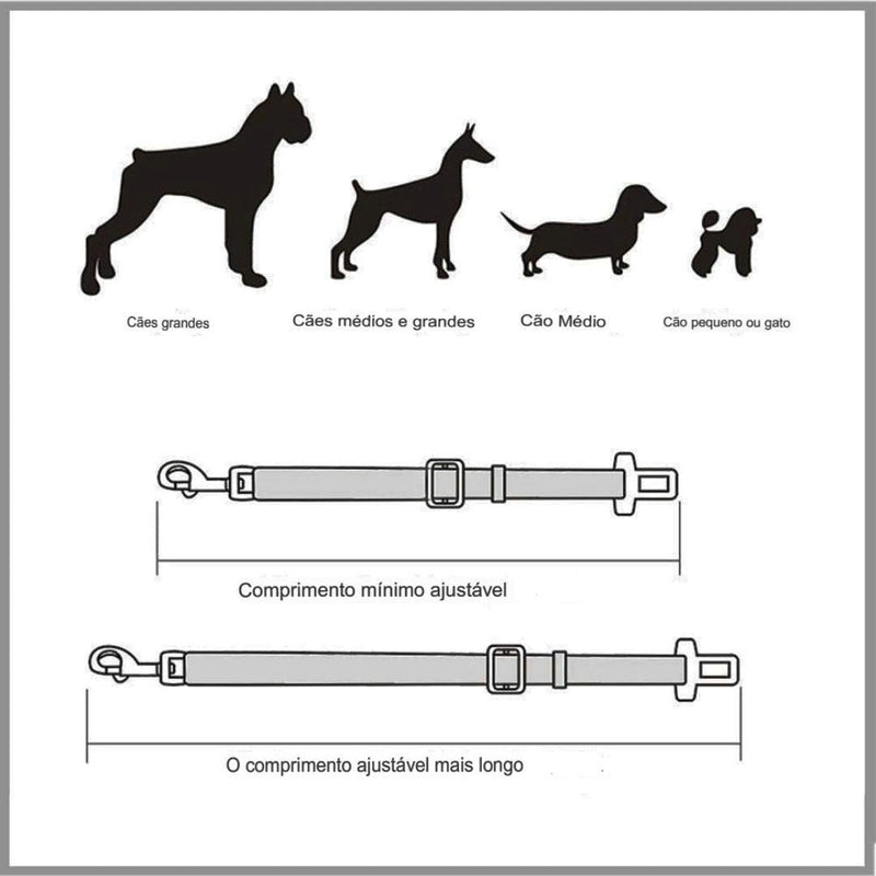 Cinto de Segurança Para Pets